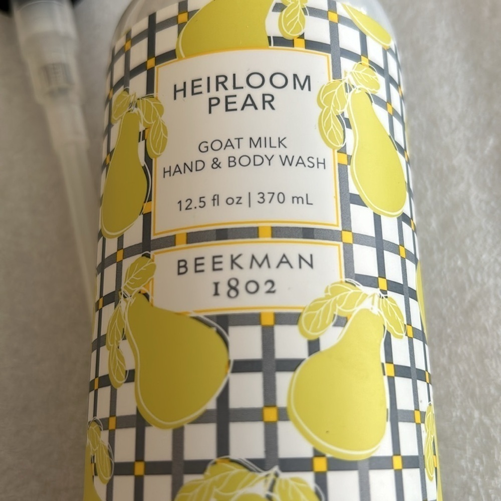 Beekman 1802 Goat Milk Hand & Body Wash HEIRLOOM PEAR - BRAND NEW - Picture 3 of 3